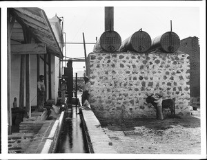 Irrigation plant for Maguay Plantation at Arranguez, Guaymas, Mexico, ca.1905