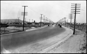 View of Washington Boulevard, looking west at Cochran Avenue, Los Angeles, ca.1924