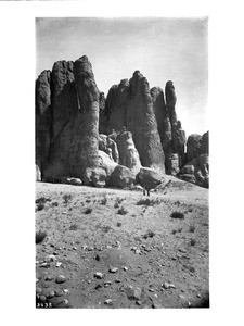 View of the Acoma pinnacles, June 11, 1906