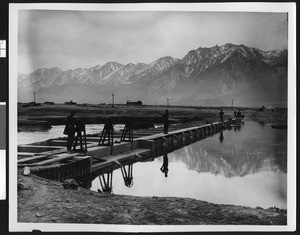 View of the Owens River and Los Angeles Aqueduct, ca.1913