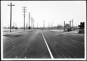 Figueroa Street south from C Street after construction, September 1939