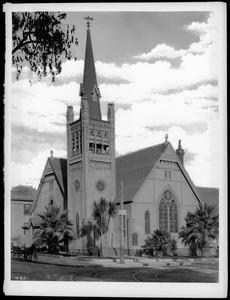 First Congregational Church, intersection of Third Street and Hill Street, 1889-1900