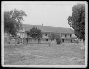 East front side of the Rancho Los Cerritos ranch house (later Bixby Ranch), ca.1900