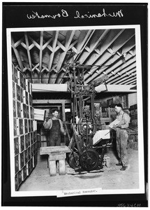 Making crates for orange, ca.1910