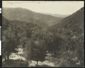 Looking down Clear Water Canyon from Pine Stock (?) on North side