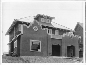 A two-story Mission Revival style residence near Westlake Park, ca.1900