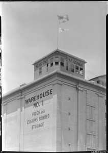 Warehouse No.1 of the Marine Exchange, July 1928