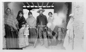 Mexican family at home, California, ca.1880