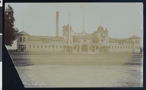 Exterior view of the Bath House in San Diego, ca.1880