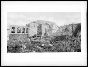 Mission San Juan Capistrano bell tower, ca.1886