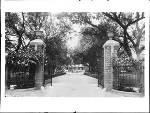 Residence of Judge Silent, Adams Street, Los Angeles, ca.1888