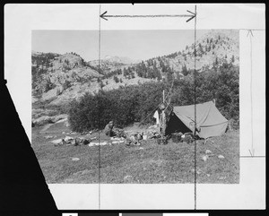 A campsite in Onion Valley, ca.1920