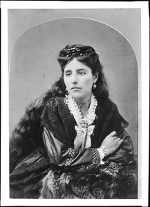 Portrait of Rudecinda Sepulveda de Dodson, daughter of Jose Diego Sepulveda of Palos Verdes and mother of Florencia Dodson Schoneman