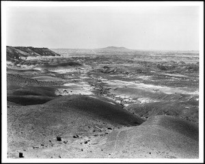 Painted Desert in Arizona, from hills