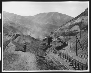 Copper mine at Bingham, Utah