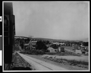 View of the Oakland camp of the Seventh Regiment of California troops during the Spanish-American War, August 1899