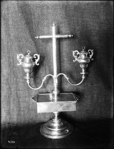 Receptacle for the holy oils at Mission San Carlos Borromeo, Monterey, ca.1907