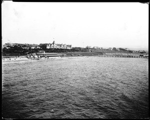 View of the Redondo Beach Hotel from the ocean