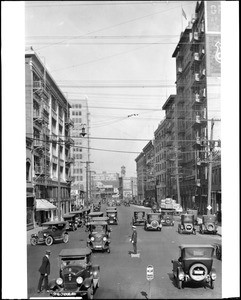 View of Los Angeles Street and 8th Street, Los Angeles, 1924