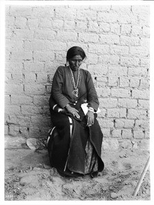 Blind daughter of the great Navajo Chief Manuelito, 1901