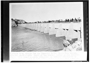 Rockwood gate, intake from Imperial Valley irrigation system