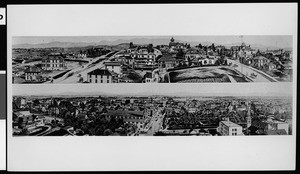 Drawings of Los Angeles from the State Normal School, 1890