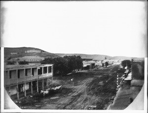 Junction of Main Street, Spring Street, and Temple Street, ca.1863