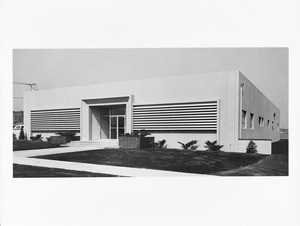 Exterior view of the Computer Engineering Associates, Incorporated plant building, 1910-1940