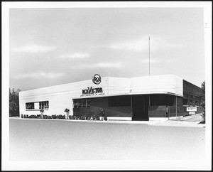 Exterior view of the manufacturing plant of RCA Victor (Radio Corporation of America) Building, 1900