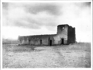 Ruins of the fortress at Tubac, Arizona, ca.1905