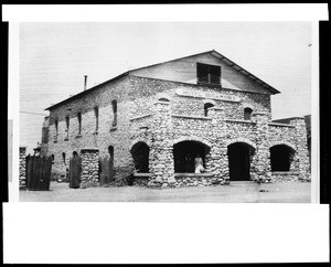 Exterior view of the Rosamond Hotel in Rosamond, ca.1910