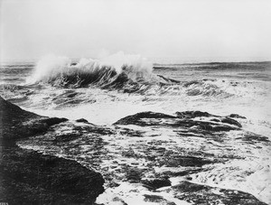 View of the Pacific Ocean, California, ca.1900-1960