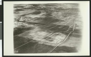 Aerial view of flooding Arlington, ca.1930