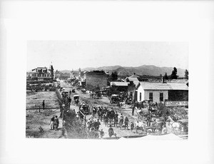 Colorado Street in Pasadena, ca.1880