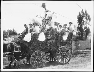 Teachers on Tally-ho in the Los Angeles Fiesta, 1901