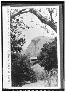 Eagle Rock, for which the city Eagle Rock is named