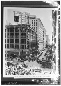 Sixth Street looking east from Broadway, Los Angeles