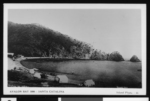 Early view of Avalon Bay, Catalina, 1886