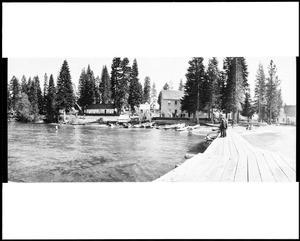 View of the area around McKinney's Lake near Tahoe