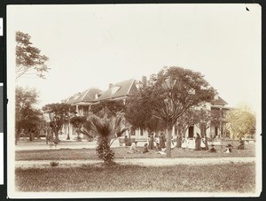 Exterior view of the Indian School in Phoenix, Arizona