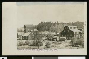 Nevada County Views, showing Idaho-Maryland Mine in the Grass Valley, ca.1910