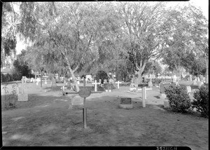 San Gabriel cemetery, December 4, 1929