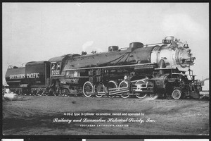 Type 4-10-2 three-cylinder locomotive owned and operated by Railway and Locomotive Historical Society, Inc., 1962