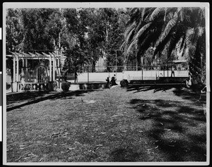 Tennis courts at Eastlake Park (later Lincoln Park)