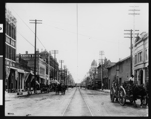 Third Street looking east, San Bernardino, ca.1905