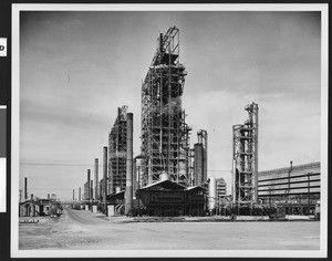 Exterior view of the Shell Oil Company, ca.1940