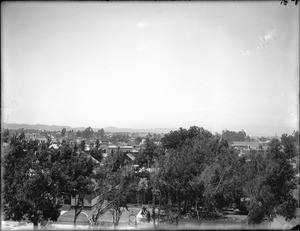 Panoramic view of Santa Monica, ca.1900