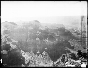 View from Bass Trail near Point Sublime on the north rim of the Grand Canyon, 1900-1930