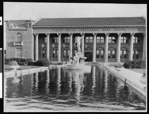 Exterior view of Venice Union Polytechnic High School, 1920/1930