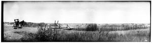 View of a buggy near a bridge in the Imperial Valley